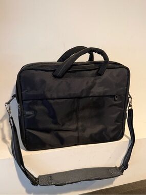 Dell Black Laptop Briefcase with Padded Strap